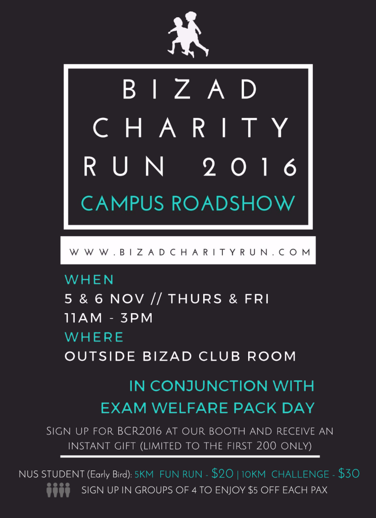Bizad Charity Run 2016 Roadshow