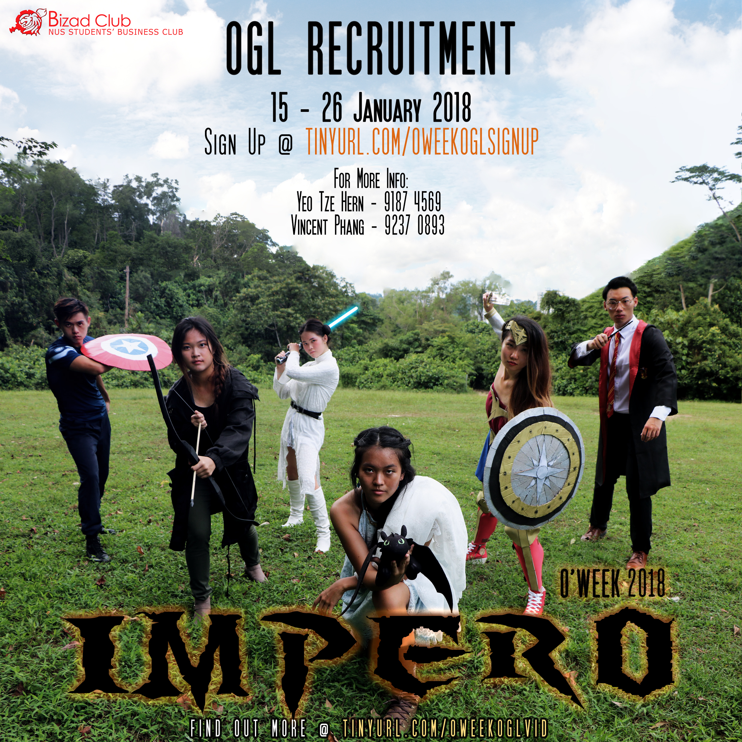 O’WEEK OGL Recruitment